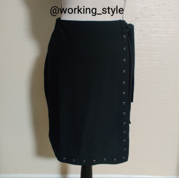 🆕 Lysse studded eyelets layered midi skirt punk whimsigoth steampunk (XS, S, M) - Picture 3 of 11